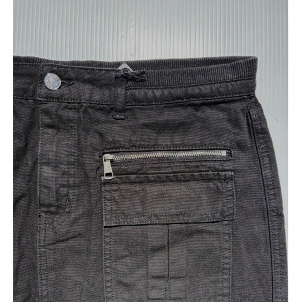 Forever 21 Skirt Size XL Womens Black Utility Cargo Pockets Mini Y2K 100% Cotton - Picture 2 of 12